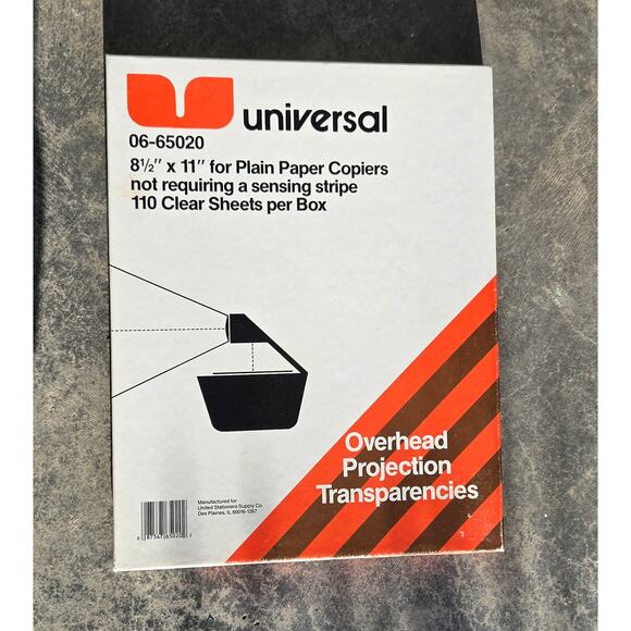 Overhead Projection Transparencies - Picture 1 of 3